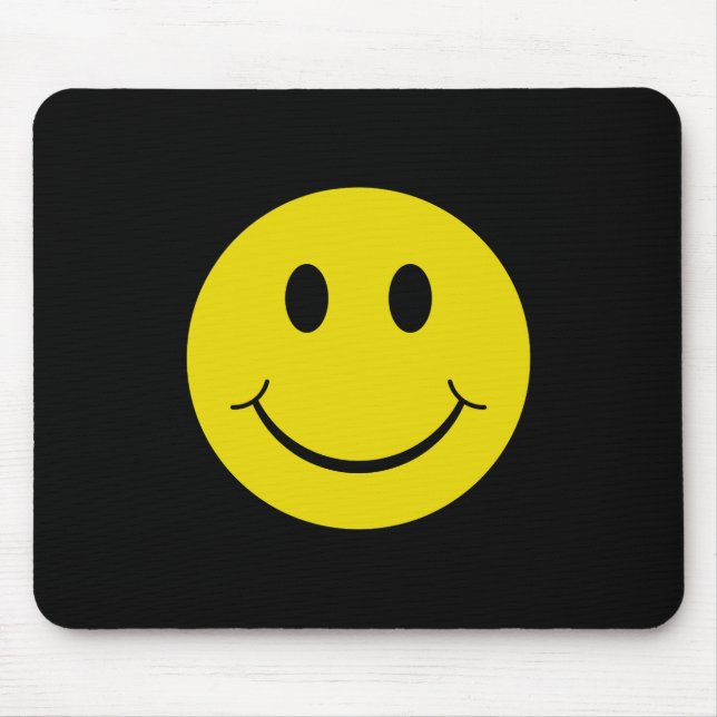 Cheeky Smiley Mouse Pad (Front)