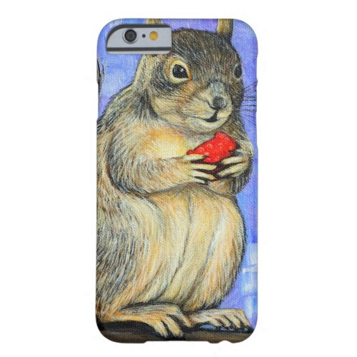 Cheeky Squirrel Painting Barely There iPhone 6 Case