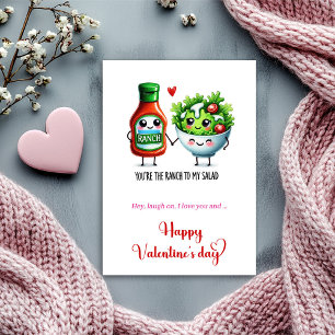 Cheeky Valentine Card Cute Food Pun Humor