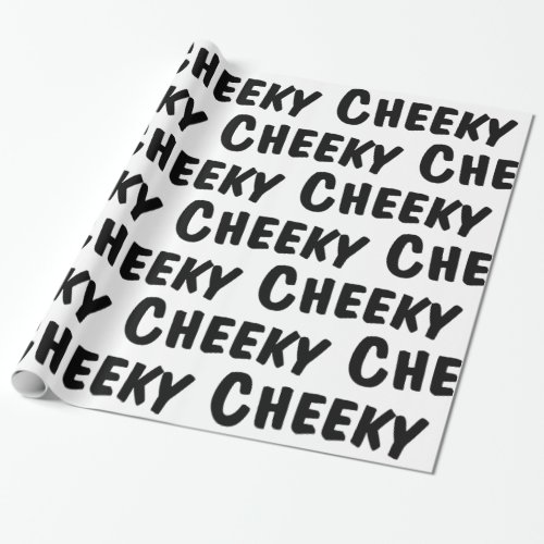 Cheeky Wrapping Paper