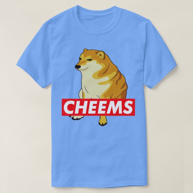 Cheems Red Label  T-Shirt (Design Front)