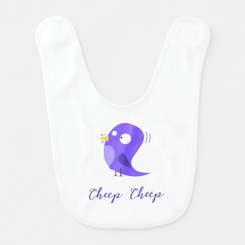 Cheep Cheep Little Bird Baby Bib