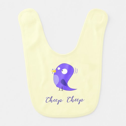 Cheep Cheep Little Bird Baby Bib
