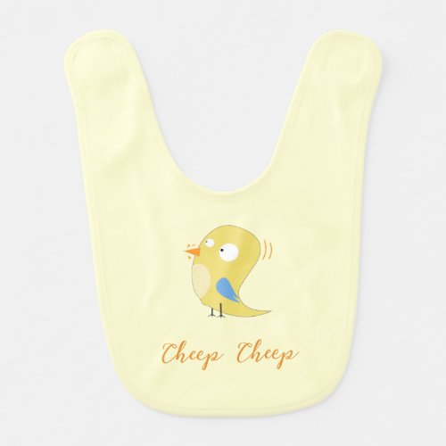Cheep Cheep Little Bird Baby Bib