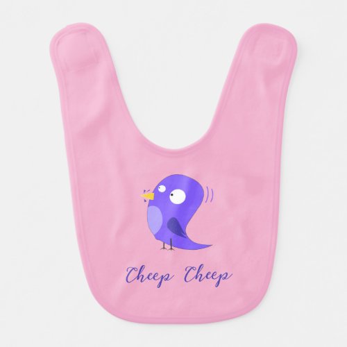 Cheep Cheep Little Bird Baby Bib