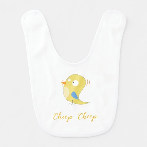Cheep Cheep Little Bird Baby Bib