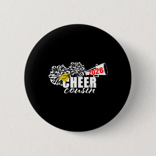 Cheer 2026 Cousin Graduation Senior Cheerleader Gi Button