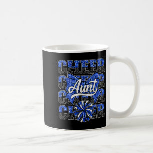 Cheer Aunt Auntie Bow Sport Cheerleader Cheerleadi Coffee Mug