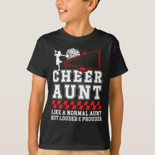 Cheer Aunt Definition Cheerleading Auntie Cheerlea T-Shirt