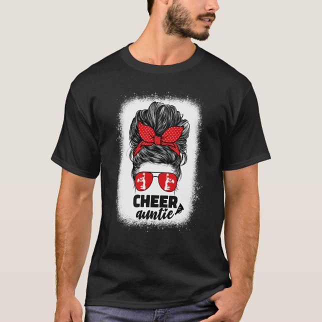 Cheer Auntie Aunt For Women Cheerleader Auntie Nie T-Shirt (Front)