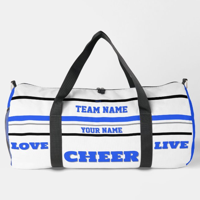 Cheer backpacks cheerleading school personalized W Duffle Bag (Back)