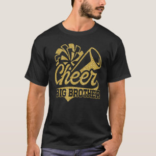 Cheer Big Brother Biggest Fan Cheerleader Father's T-Shirt