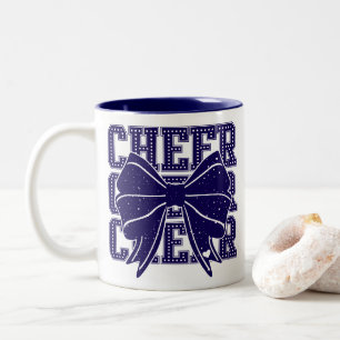 Cheer Bow Two-Tone Coffee Mug