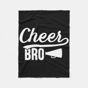 Cheer Bro Cheer Brother Of A Cheerleader Brother  Fleece Blanket