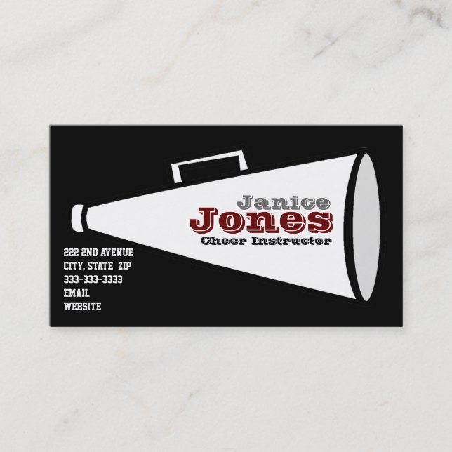 Cheer Business Card (Front)