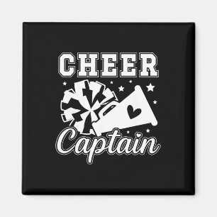 Cheer Captain Cheerleading Captain Cheerleader Cap Magnet