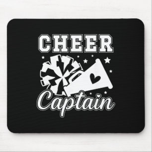 Cheer Captain Cheerleading Captain Cheerleader Cap Mouse Pad