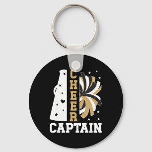 Cheer Captain Proud Cheerleader Captain Keychain