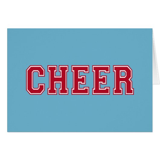 Cheer Cards (Front Horizontal)