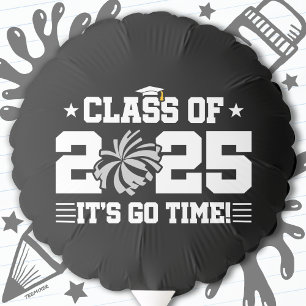 Cheer Cheerleader Graduation Class of 2025 Senior Balloon