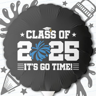 Cheer Cheerleader Graduation Class of 2025 Senior Balloon