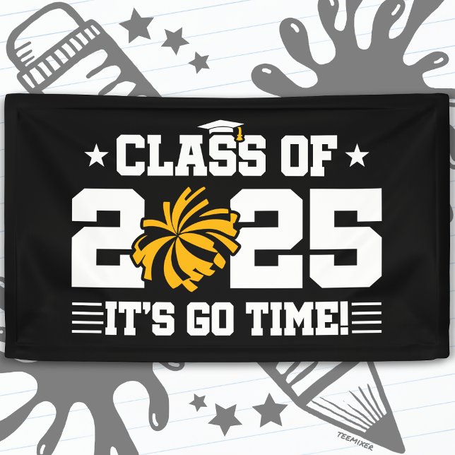 Cheer Cheerleader Graduation Class of 2025 Senior Banner (Creator Uploaded)