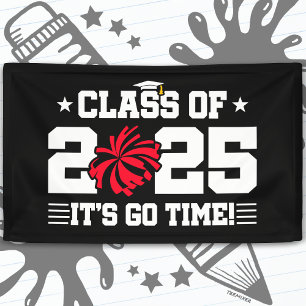 Cheer Cheerleader Graduation Class of 2025 Senior Banner
