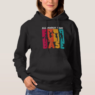 Cheer Cheerleading All About That Base  Cheerleade Hoodie