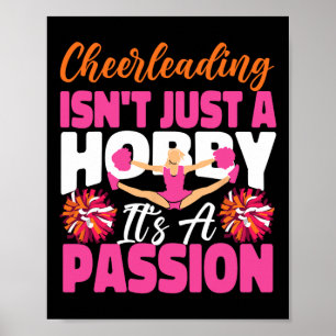 Cheer Cheerleading Cheerleading Isn't Just A Hobby Poster
