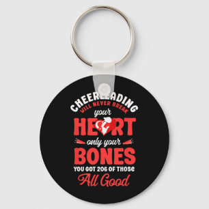 Cheer Cheerleading Cheerleading Will Never Break Y Keychain