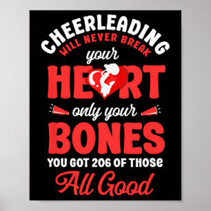 Cheer Cheerleading Cheerleading Will Never Break Y Poster