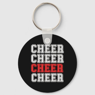 Cheer Cheerleading Team For Cheerleader Squad Girl Keychain