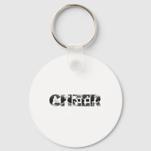 Cheer Cheerleading Vintage Cheer _1 Keychain