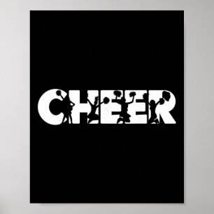 Cheer Cheerleading Vintage Cheer Poster