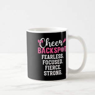 Cheer Ckspot Fearless Focused Fierce Cheerleading  Coffee Mug