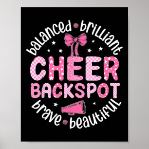Cheer Ckspot Lanced Brilliant Cheerleading Ckspot  Poster