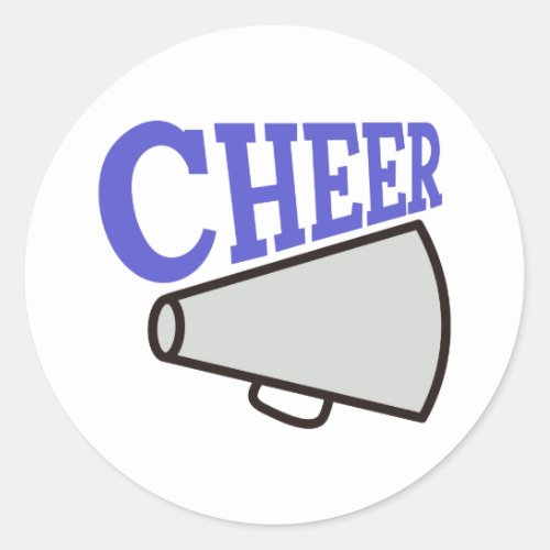 Cheer Classic Round Sticker