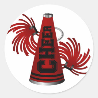 Cheer Classic Round Sticker