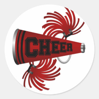 Cheer Classic Round Sticker