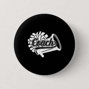 Cheer Coach Best Cheerleading Coach Appreciation Button