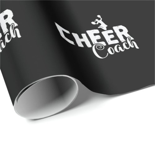 Cheer Coach Cheerleader Sport turnen anfeuern Wrapping Paper