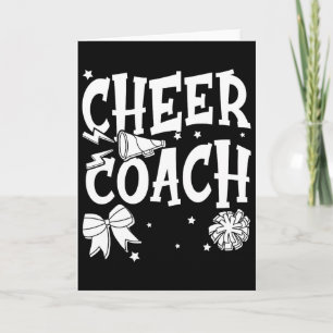 Cheer Coach Cheerleading Coach Card