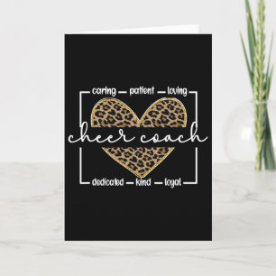 Cheer Coach Cheerleading Coach Cheerleader Coach _ Card