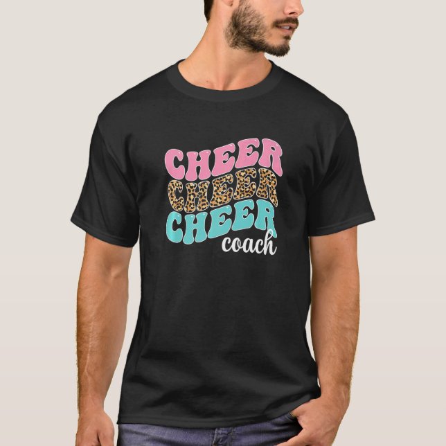 Cheer Coach Cheerleading Coach Cheerleader Coach   T-Shirt (Front)