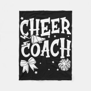 Cheer Coach Cheerleading Coach Fleece Blanket