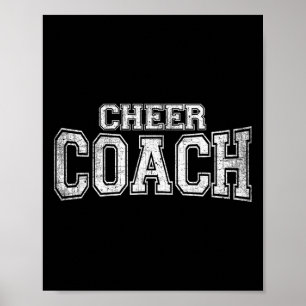 Cheer Coach Cheerleading Coaches Team Tee  Poster