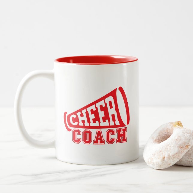 Cheer Coach Coffee Mug (With Donut)