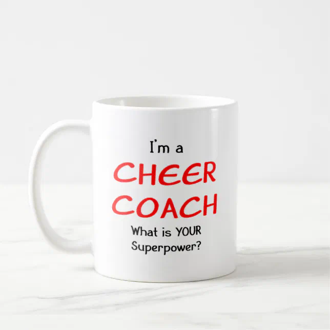 Cheer coach coffee mug Zazzle