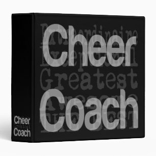 Cheer Coach Extraordinaire 3 Ring Binder