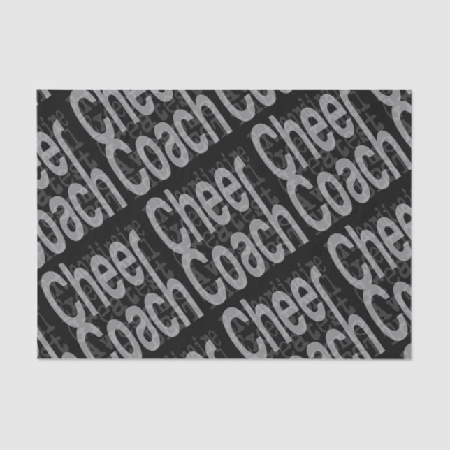 Cheer Coach Extraordinaire Tissue Paper (Front)